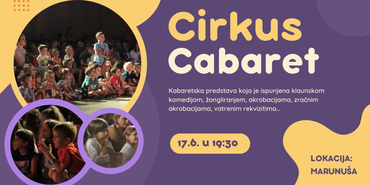 Kabaretska predstava za djecu – najava