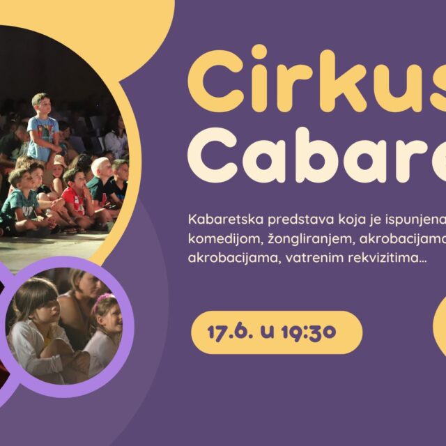 Kabaretska predstava za djecu – najava