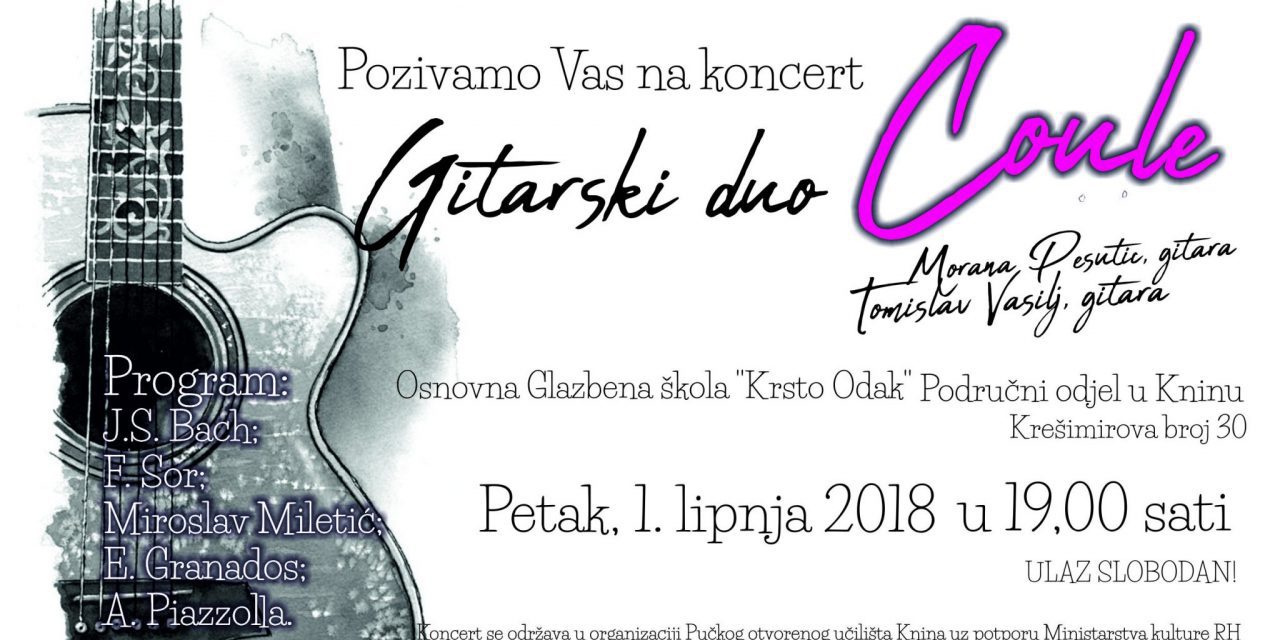 Koncert gitarski duo Coule